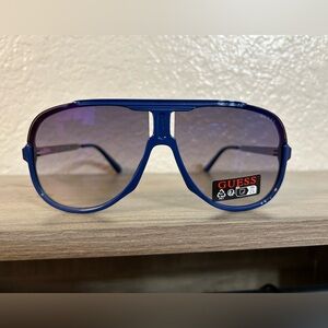 Guess Blue Aviator Sunglasses